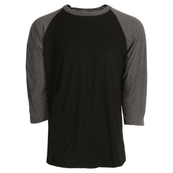 Unisex Fine Jersey Raglan T-Shirt Thumbnail