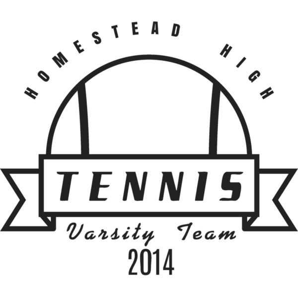 Tennis Template DNT001 BW Thumbnail
