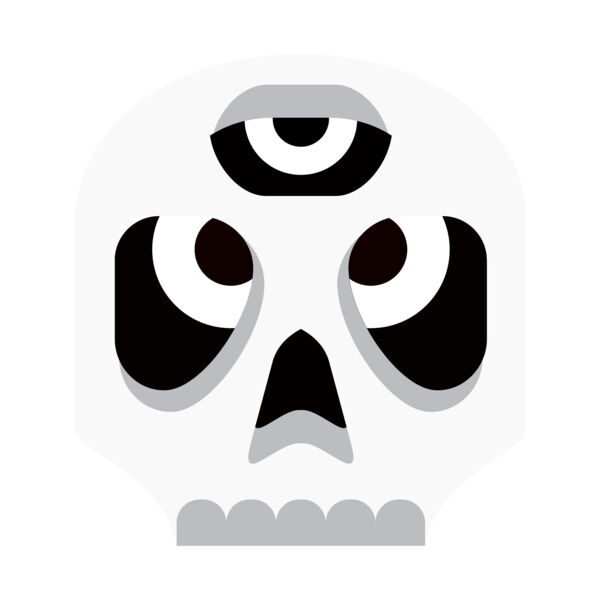 Elements Skulls logo template 18 Thumbnail
