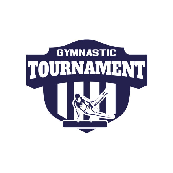Gymnastic Tournament logo template Thumbnail