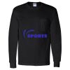 Unisex Ultra Cotton® Long Sleeve Pocket T-Shirt Thumbnail