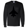 Unisex Ultra Cotton® Long Sleeve Pocket T-Shirt Thumbnail